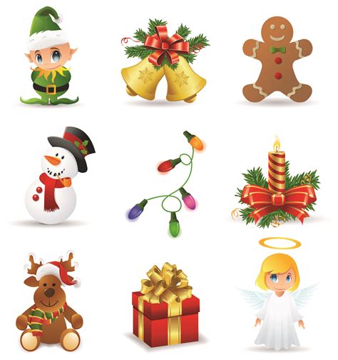 Christmas Clipart Vector Art, Icons, and Graphics for .
